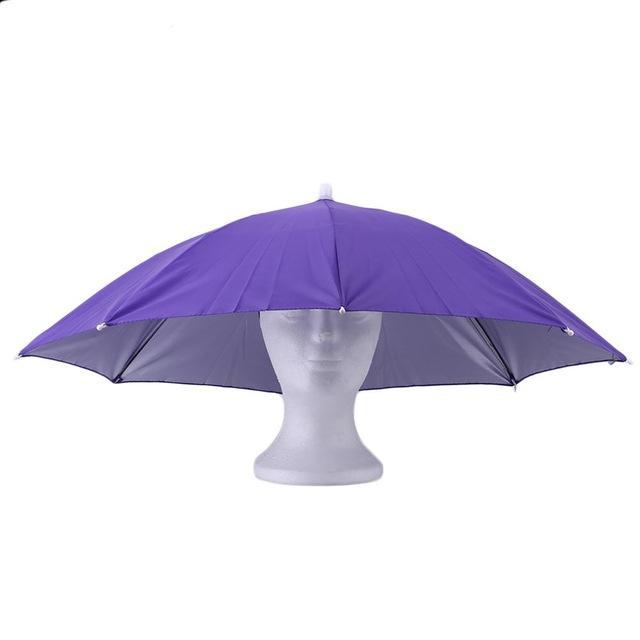 Portable Outdoor Sports 69Cm Umbrella Hat Cap Folding Women Men Umbrella Fishing-YKS sport Shop-5-Bargain Bait Box