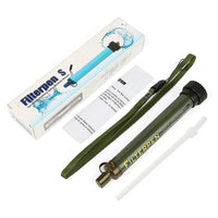 Portable Outdoor Water Filter Purifying With Extension Tube Wild Field-CSForce-ArmyGreen-Bargain Bait Box