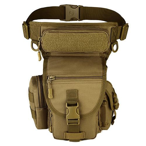 Portable Outdoor Waterproof Tactical Utility Gadget Security Military Pack Bags-Sunnyrain Store-Brown-Bargain Bait Box