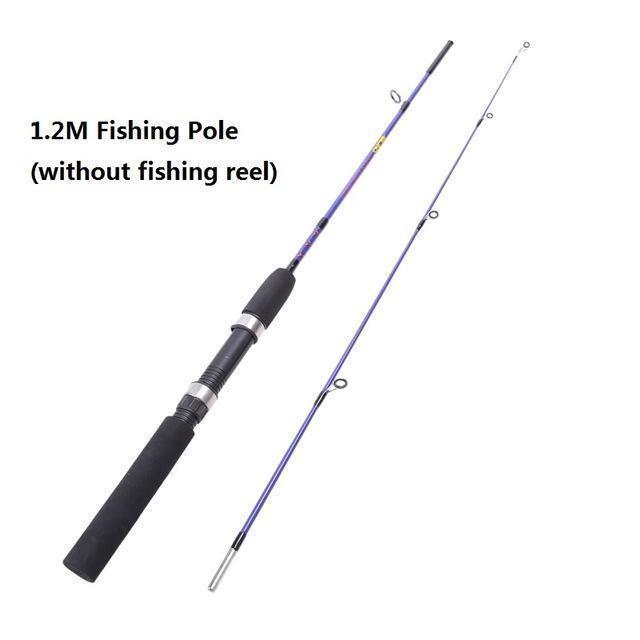Portable Pocket Telescopic Mini Fishing Pole Aluminum Alloy Pen Shape-easygoing4-Purple-Bargain Bait Box