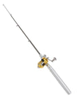 Portable Pocket Telescopic Mini Fishing Pole Aluminum Alloy Pen Shape-easygoing4-White-Bargain Bait Box