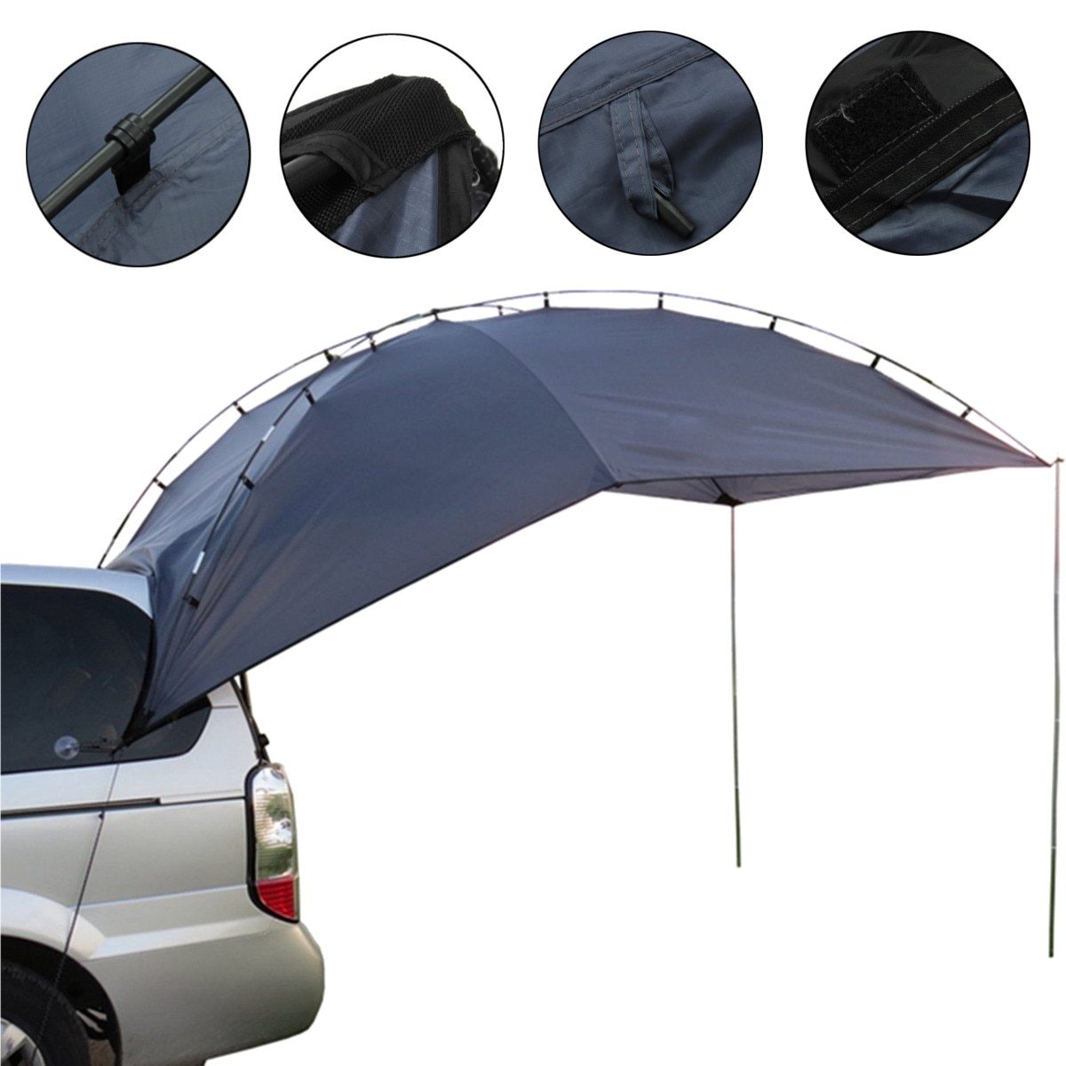 Portable Shelter Truck Car Tent Trailer Awning Rooftop Campers Outdoor Canopy-Tents-Cycling &amp; Fishing Store-Bargain Bait Box