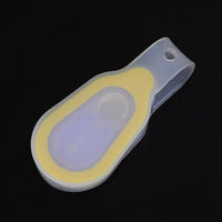 Portable Silicone Clip-On Led Lamp Safety Magnetic Collar Light Night Running-Live Beautiful-Yellow-Bargain Bait Box