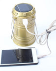 Portable Solar Rechargeable Led Camping Lantern Flashlight Ultra Bright-Under the Stars123-Blue-Bargain Bait Box