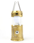 Portable Solar Rechargeable Led Camping Lantern Flashlight Ultra Bright-Under the Stars123-Yellow-Bargain Bait Box