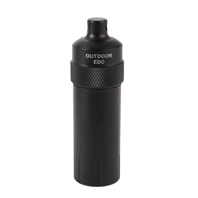 Portable Survival Aluminium Alloy Edc Waterproof Capsule Seal Bottle Container-HZ2 Store-picture show-Bargain Bait Box