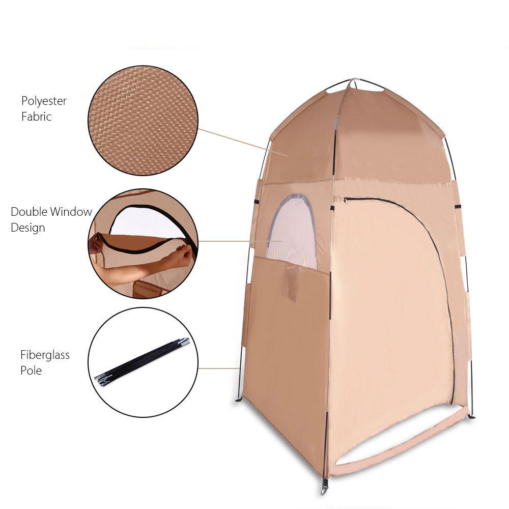 Portable Toilet Tent Collapsible Shower Tent Beach Shower Outdoor Camping-Monka Outdoor Store-Bargain Bait Box