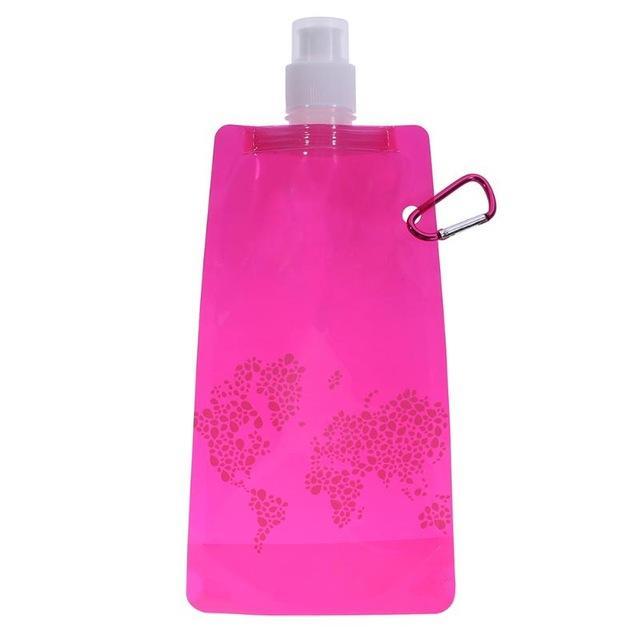Portable Ultralight Foldable Silicone Water Bag Water Bottle Bag Outdoor Sport-easygoing4-5-Bargain Bait Box