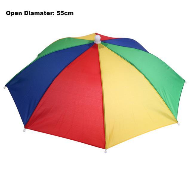 Portable Umbrella Hat Sun Shade 55Cm Waterproof Outdoor Pesca Hat Sports Caps-Agreement-01-Bargain Bait Box