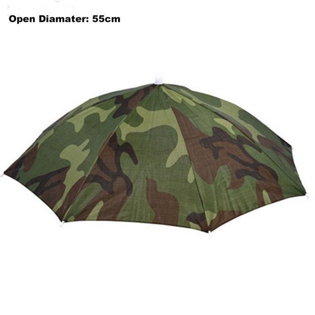 Portable Umbrella Hat Sun Shade 55Cm Waterproof Outdoor Pesca Hat Sports Caps-Agreement-02-Bargain Bait Box