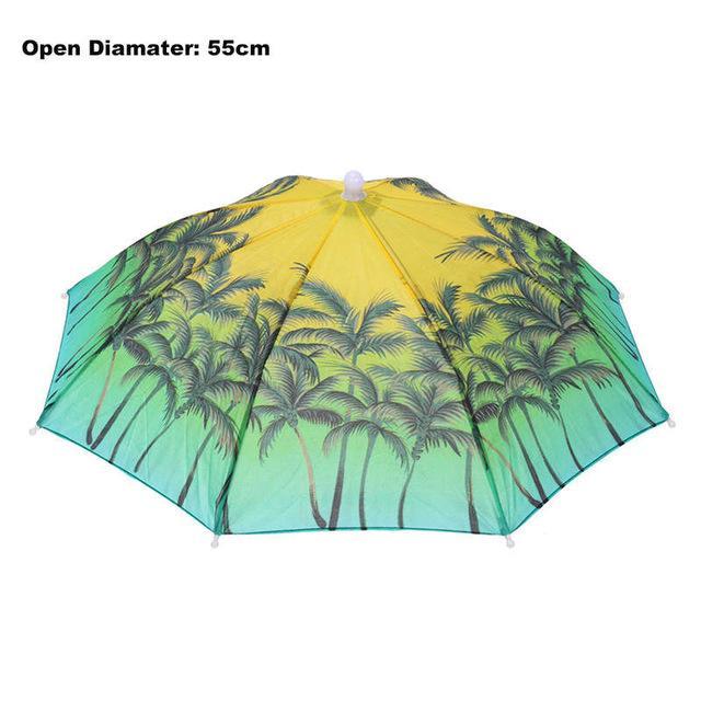 Portable Umbrella Hat Sun Shade 55Cm Waterproof Outdoor Pesca Hat Sports Caps-Agreement-03-Bargain Bait Box