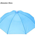 Portable Umbrella Hat Sun Shade 55Cm Waterproof Outdoor Pesca Hat Sports Caps-Agreement-04-Bargain Bait Box