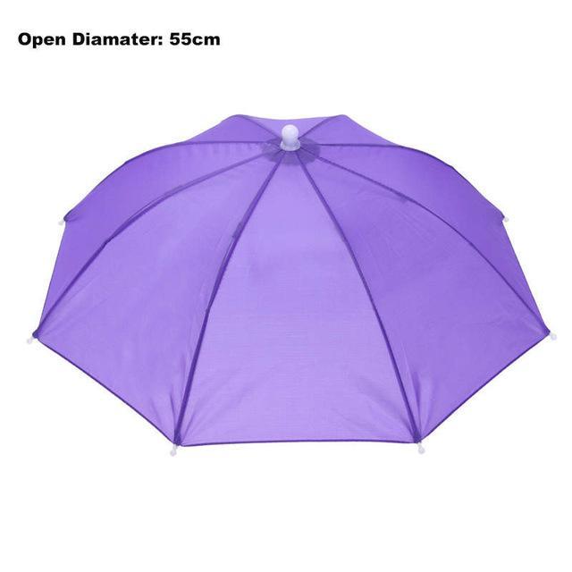 Portable Umbrella Hat Sun Shade 55Cm Waterproof Outdoor Pesca Hat Sports Caps-Agreement-05-Bargain Bait Box