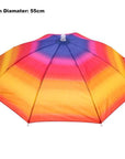Portable Umbrella Hat Sun Shade 55Cm Waterproof Outdoor Pesca Hat Sports Caps-Agreement-08-Bargain Bait Box