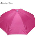 Portable Umbrella Hat Sun Shade 55Cm Waterproof Outdoor Pesca Hat Sports Caps-Agreement-14-Bargain Bait Box
