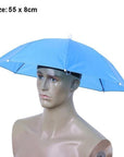Portable Usefull Umbrella Hat Sun Shade Waterproof Outdoor Camping Hiking-Dreamland 123-D 55cm-Bargain Bait Box