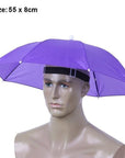 Portable Usefull Umbrella Hat Sun Shade Waterproof Outdoor Camping Hiking-Dreamland 123-E 55cm-Bargain Bait Box
