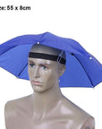 Portable Usefull Umbrella Hat Sun Shade Waterproof Outdoor Camping Hiking-Dreamland 123-F 55cm-Bargain Bait Box