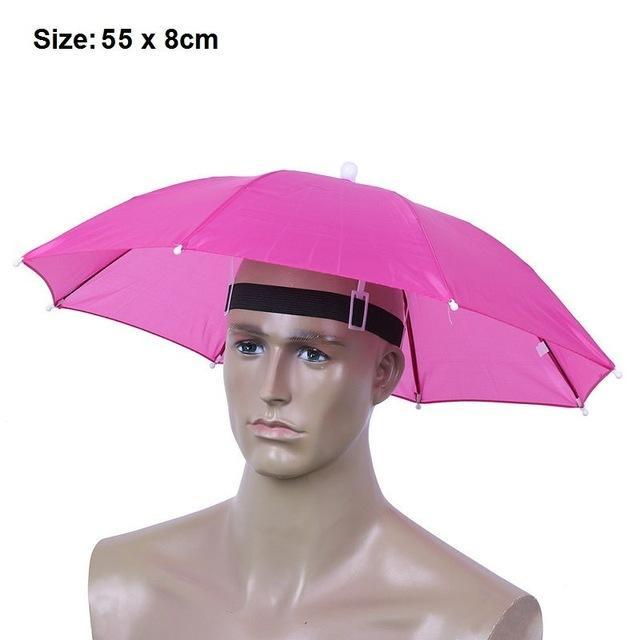Portable Usefull Umbrella Hat Sun Shade Waterproof Outdoor Camping Hiking-Dreamland 123-G 55cm-Bargain Bait Box