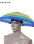 Portable Usefull Umbrella Hat Sun Shade Waterproof Outdoor Camping Hiking-Dreamland 123-H 55cm-Bargain Bait Box