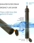 Portable Water Emergency Camping Hiking Pressure Outdoor Purifier Wild-puseky swimming Store-Green-Bargain Bait Box