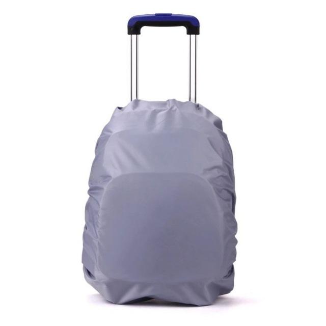 Portable Waterproof Dust Rain Cover Backpack Rucksack Bag For Travel Camping-Fun Sunday Shop-Silver-Bargain Bait Box