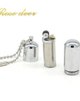 Portable Waterproof Fire Lighter Mini Capsule Shape Oil Gas Lighter Fire Starter-Heavy smoker Store-Bargain Bait Box
