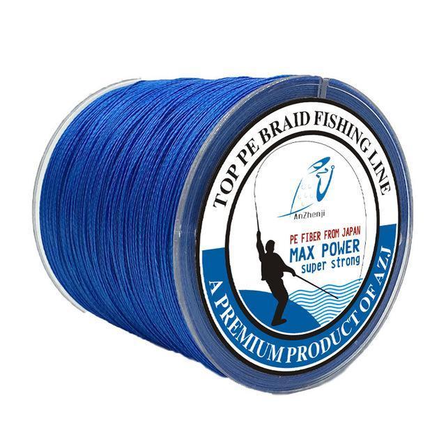 Power Strong 8 Strands Braided 300M Fishing Line 8 Colors Japan-Shop2195047 Store-AZJ8P300Blue-1.0-Bargain Bait Box
