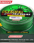 Pro Beros 100M Fishing Lines Pe Braid 4 Stands 6Lbs To 80Lb Multifilament-Monka Outdoor Store-Green-0.4-Bargain Bait Box