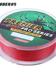 Pro Beros 100M Fishing Lines Pe Braid 4 Stands 6Lbs To 80Lb Multifilament-Monka Outdoor Store-Red-0.4-Bargain Bait Box
