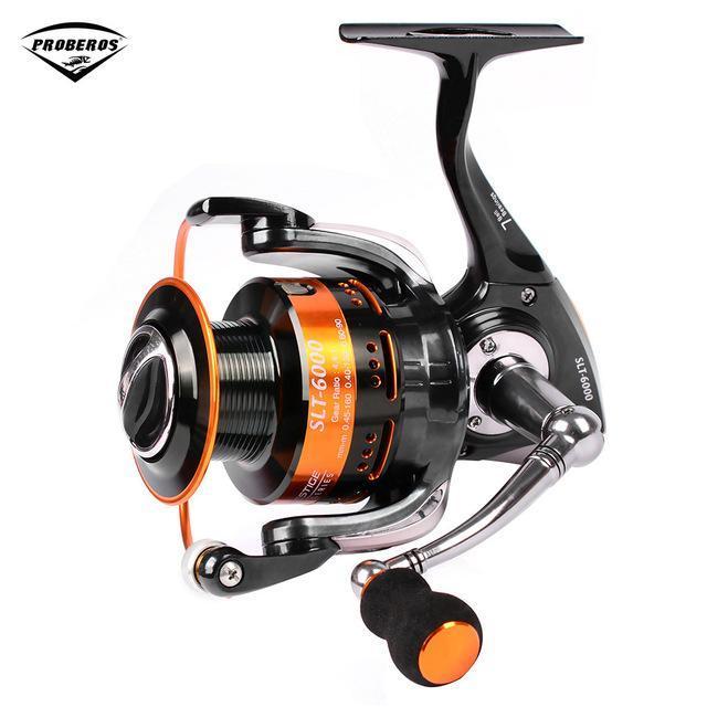 Pro Beros 7Bb 5.5:1 Fishing Spinning Reel Metal Wheel Aluminum Fish Spool-Spinning Reels-Shenzhen Outdoor Fishing Tools Store-1000 Series-Bargain Bait Box
