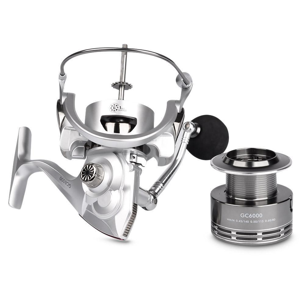 Pro Beros Fishing Reel Gc Series 6.3:1 6 + 1Bb Lightweight Seamless Metal-Spinning Reels-Shenzhen Outdoor Fishing Tools Store-Bargain Bait Box