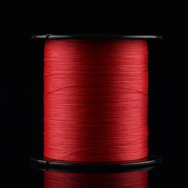 Proberos 300M Multifilament Fishing Lines Fluorocarbon Pe Braid 4 Stands Angling-Ali Fishing Store-Red-0.4-Bargain Bait Box