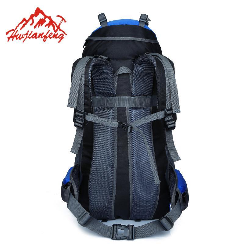 Professional 70L Large Mountaineering Backpack Waterproof Nylon Outdoor Travel-ettosports Store-Deep Blue-Bargain Bait Box