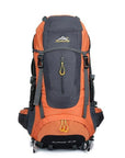 Professional 70L Large Mountaineering Backpack Waterproof Nylon Outdoor Travel-ettosports Store-Orange-Bargain Bait Box