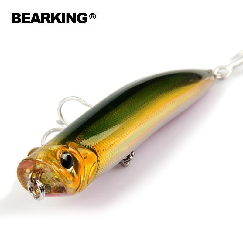 Professional Quality Bearking Brand Popper Fishing Lure 1Pc Minnow 9Cm 10G-bearking fishingtackle Store-A-Bargain Bait Box
