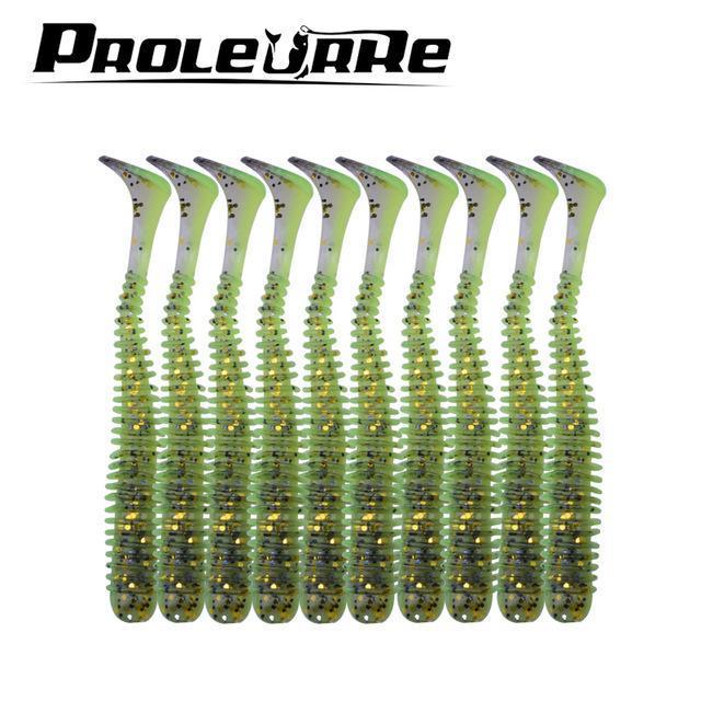 Proleurre 10Pcs 0.8G 60Mm Floating Worms Pesca Artificial Soft Lure Silicon-Proleurre Fishing Gear Store-F-Bargain Bait Box