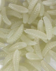 Promotion!! Hot Sell!! 50Pcs 2Cm 0.3G Maggot Grub Soft Lure Baits Smell Worms-JSFUN Official Store-white-Bargain Bait Box