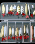 Promotion Mixed Colors Fishing Lures Spoon Bait Metal Lure Kit Iscas-Mr. Fish Store-C-Bargain Bait Box