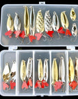 Promotion Mixed Colors Fishing Lures Spoon Bait Metal Lure Kit Iscas-Mr. Fish Store-D-Bargain Bait Box