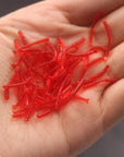 Promotion!Bionic The Winter Fishing Red Worm 2Cm 500Pcs 1Back Road Bait Soft-DOREEN SHOP Store-Bargain Bait Box