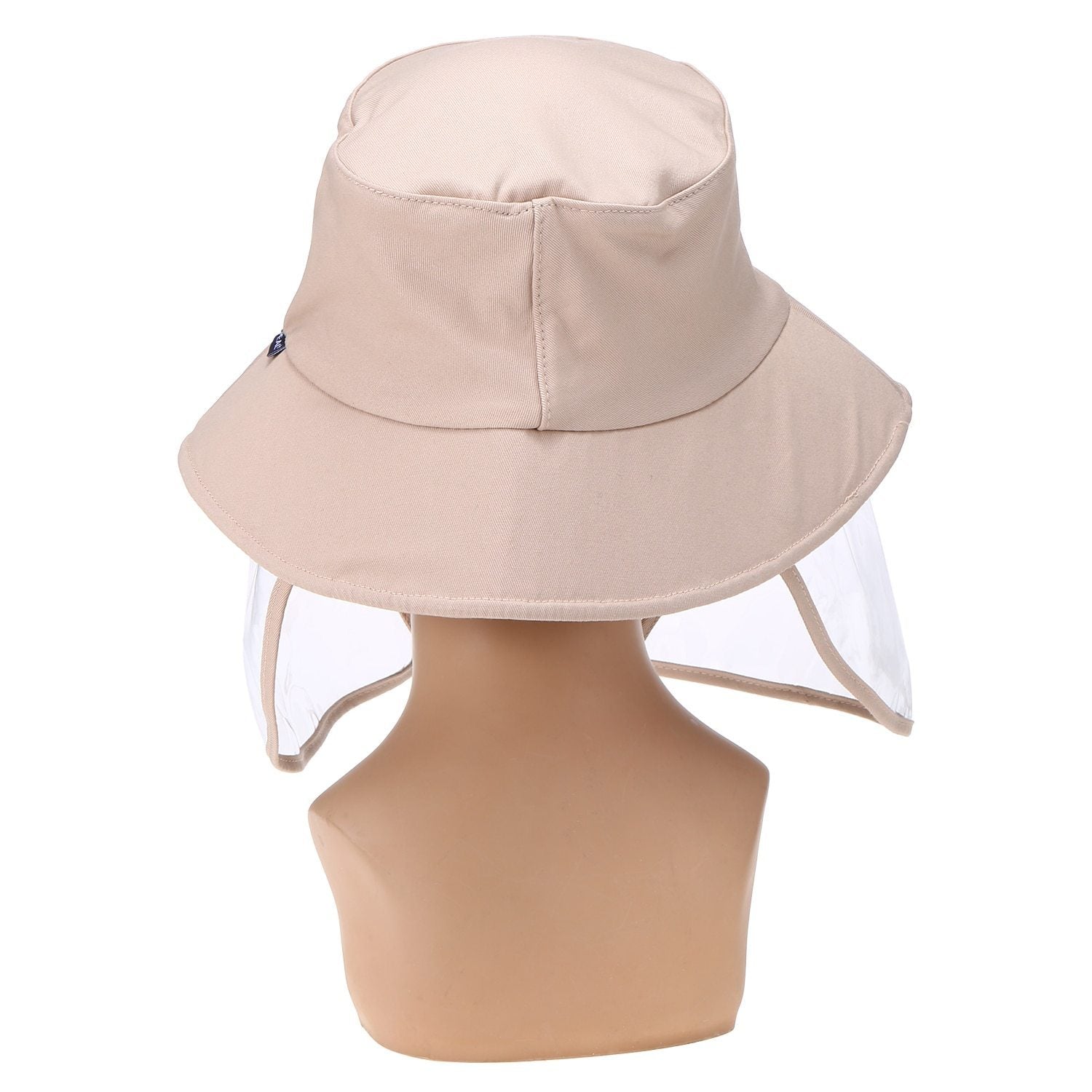 Protective Hat With Removable Transparent Face Shield Men Women Full Face Hat-Men&#39;s Sun Hats-ANSELF Official Store-Black-Bargain Bait Box