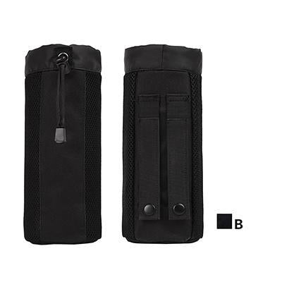 Protector Outdoor Tactical Water Bottle Pouch Military Molle Pack Camouflage-Sunnyrain Store-Black-Bargain Bait Box