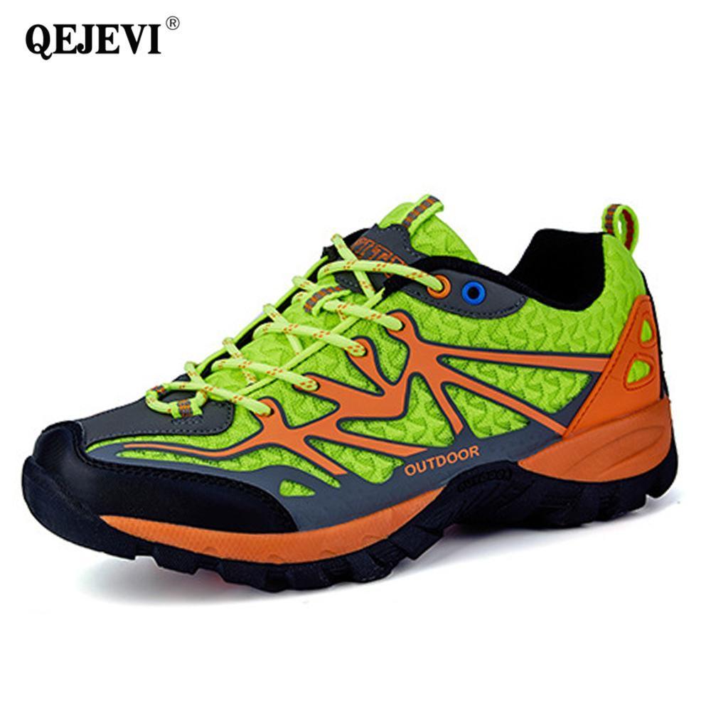 Qejevi Men Outdoor Sneakers Breathable Hiking Shoes Men Women Outdoor-JUNSPORT Store-Royal Blue-5.5-Bargain Bait Box
