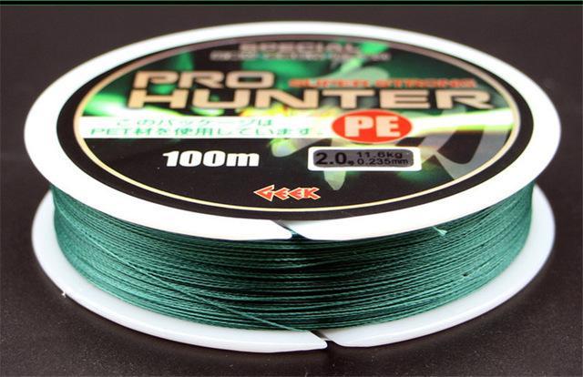 Quality 8 Strands Pe Braided Fishing Line 100M Sinking Anti-Bite Fishing Wire-leo Official Store-1.0-Bargain Bait Box