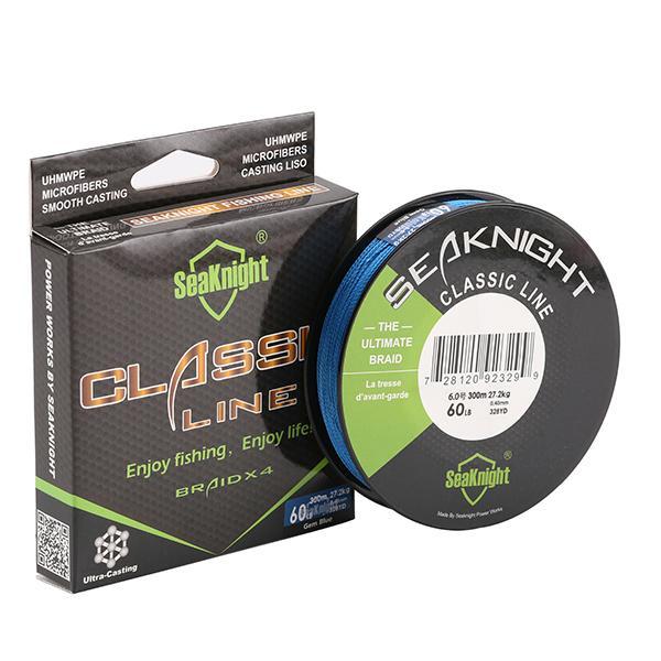 Quality Classic 500M 546Yds Braided Fishing Line 4 Strands 4 Weaves Strong-Sequoia Outdoor Co., Ltd-blue-0.3-Bargain Bait Box