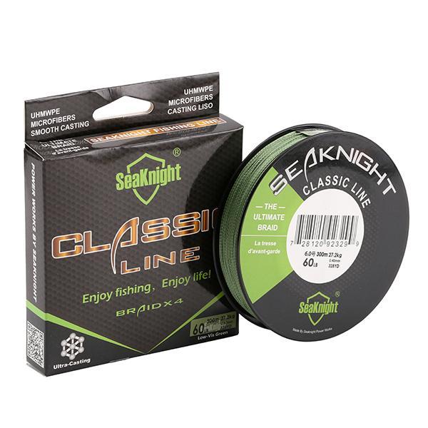Quality Classic 500M 546Yds Braided Fishing Line 4 Strands 4 Weaves Strong-Sequoia Outdoor Co., Ltd-green-0.3-Bargain Bait Box