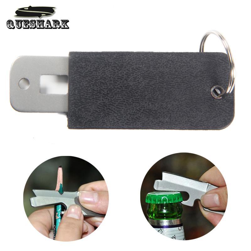 Queshark Edc Gear 5 In 1 Small Keychain Outdoor Survival Multi-Purpose Tools-KingShark Pro Outdoor Sporte Store-Bargain Bait Box