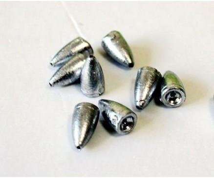 Quick Lure Bullet Lead Sinker Texas Rig Fishing Accessories 3.5G/5G/7G/10G/14G-Even Sports-3.5g 10 Pieces-Bargain Bait Box