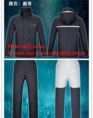 Raincoat,Rain Pants,Heavy Rain Gear,Waterproof Motorcycle Bicycle Rain Jacket-Rain Suits-Bargain Bait Box-Black-M-Bargain Bait Box